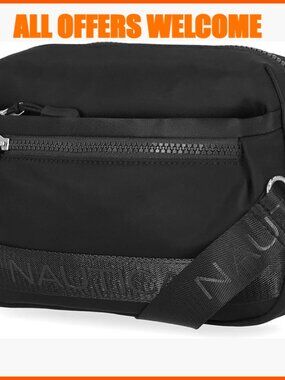 Nylon Crossbody Belt Bag with Adjustable Shoulder Strap